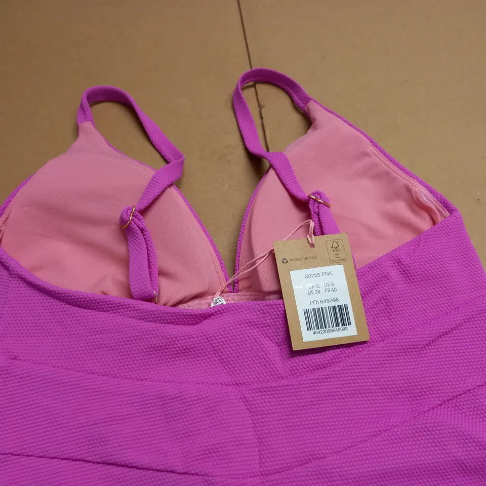 BODEN PINK ONE PIECE SWIMMING SUIT - UK 12