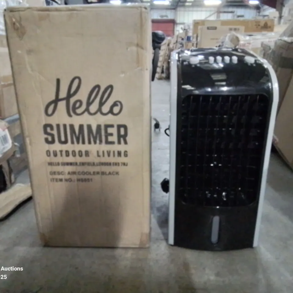 BOXED HELLO SUMMER OUTDOOR LIVING AIR COOLER 