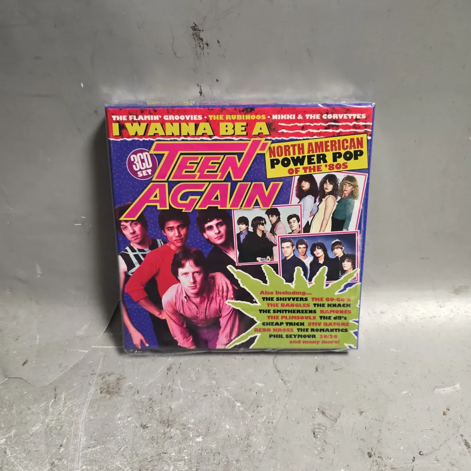 SEALED I WANNA BE A TEEN AGAIN - VARIOUS ARTISTS 3CD BOXSET