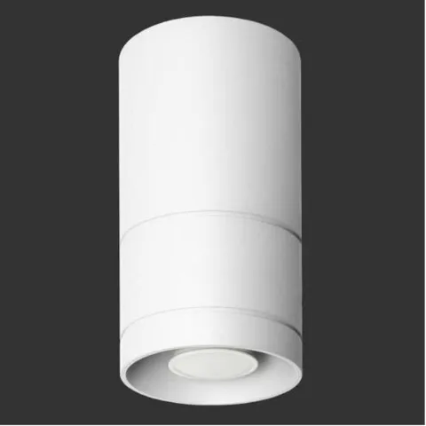 BOXED LAMPEX INDOOR MODERN CEILING LAMP DIEGO 20 ROUND METAL, WHITE