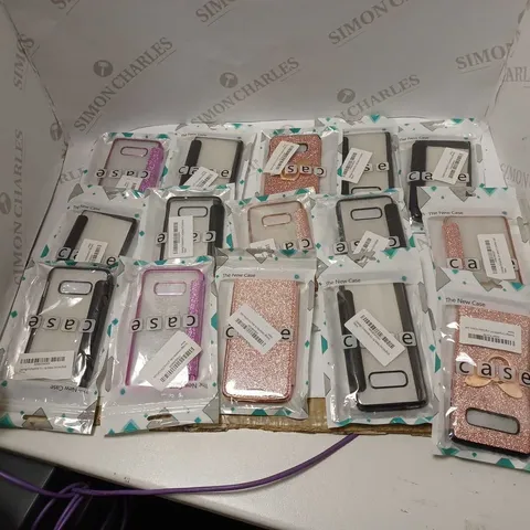 ASSORTED LOT OF 20 PHONE CASES TO INCLUDE DIFFERENT COLOURS AND STYLES 
