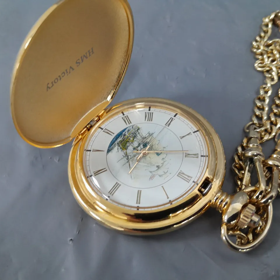 HMS VICTORY THEMED POCKET WATCH