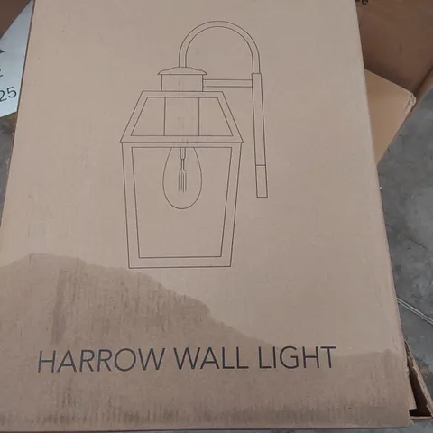 BOXED GARDEN HARROW WALL LIGHT 