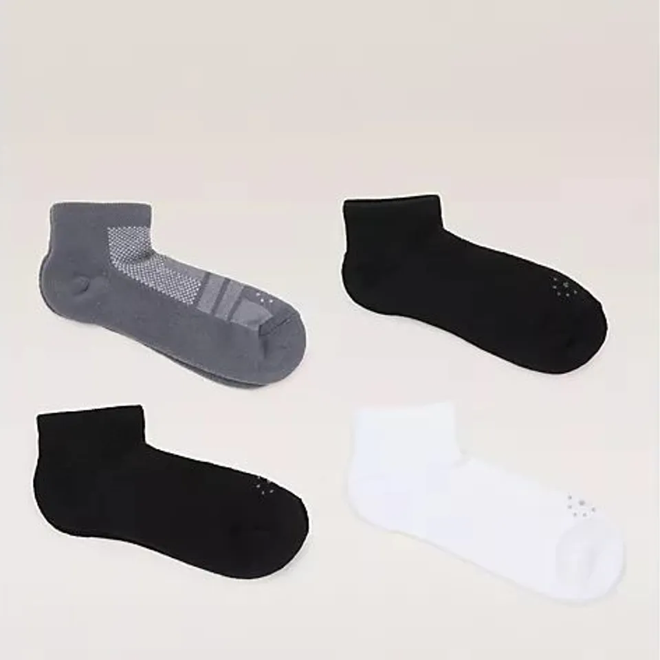 TOMMIE COPPER SET OF 4 INFRARED COMPRESSION SOCKS ANKLE XL