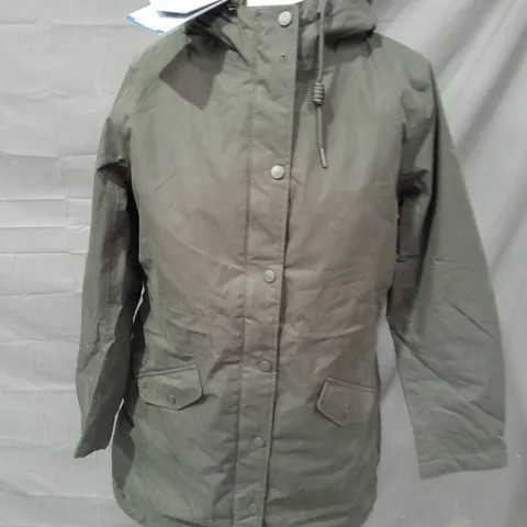 SEASALT CORNWALL PLANT HUNTER COAT IN GREEN - UK 8