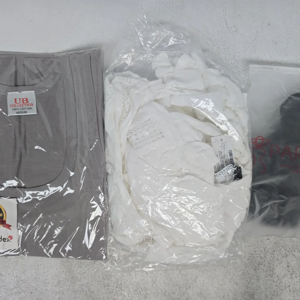 APPROXIMATELY 20 ASSORTED CLOTHING AND FASHION PRODUCTS IN VARIOUS STYLES AND SIZES - COLLECTION ONLY