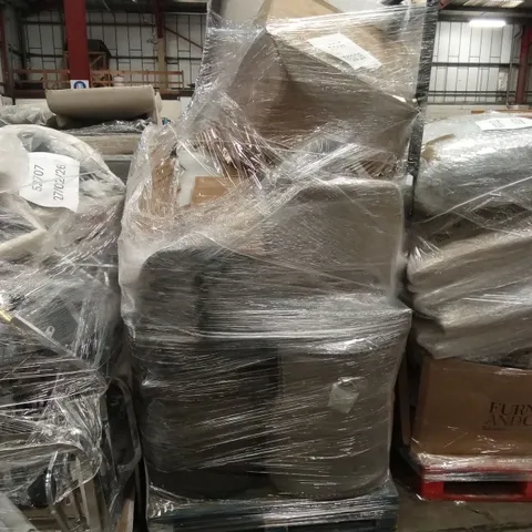 PALLET OF ASSORTED DESIGNER CHAIR PARTS AND PIECES 