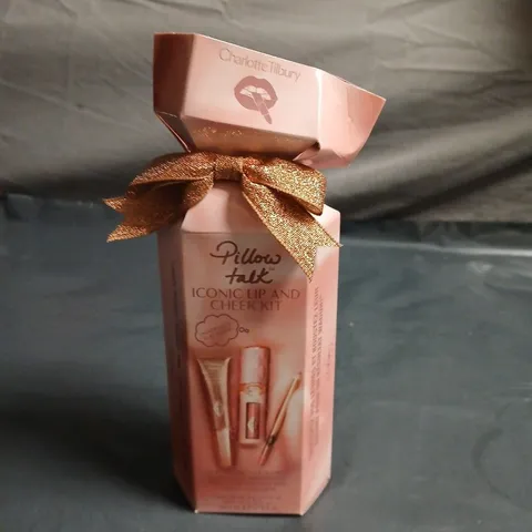 CHARLOTTE TILBURY PILLOW TALK ICONIC LIP & CHEEK KIT – BOXED