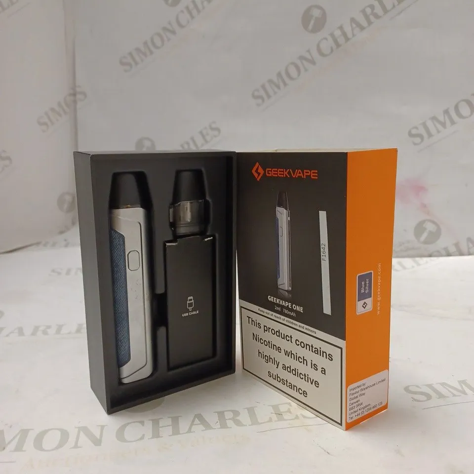 BOXED GEEK VAPE GEEKVAPE ONE - BLUE SILVER. 
