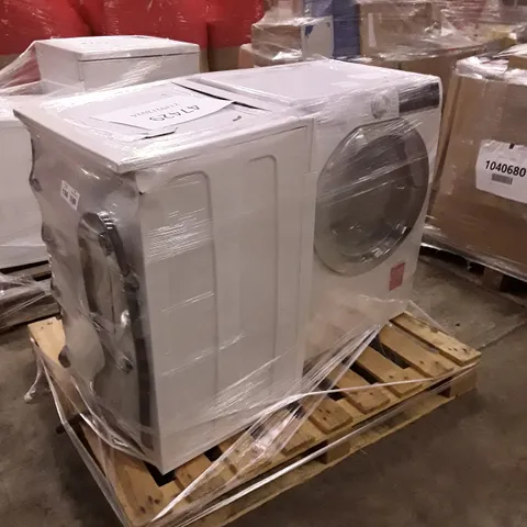 PALLET OF 2X HOOVER H-WASH 300 FREESTANDING WASHING MACHINES - UNPROCESSED RAW RETURNS