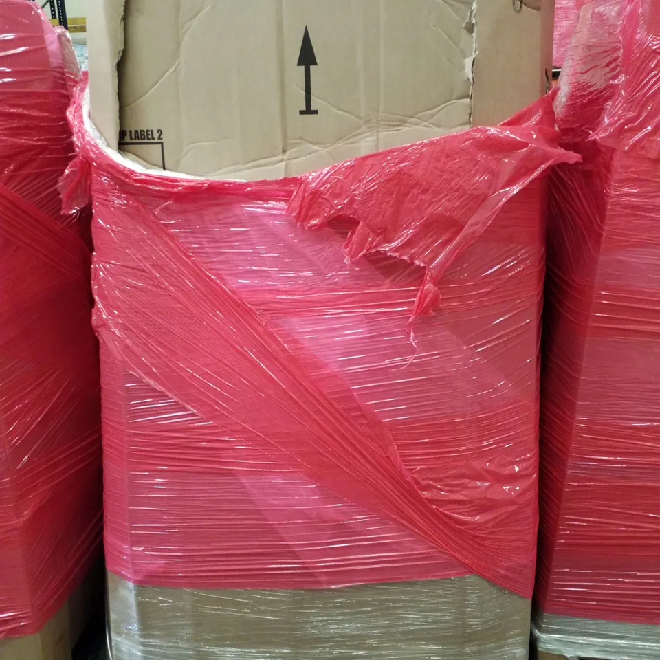 PALLET OF ASSORTED PRODUCTS INCLUDING DUAL ZONE DIGITAL AIR FRYER, OFFICE STOOL, WOK, STORAGE TROLLEY, DEWALT SHOP VAC