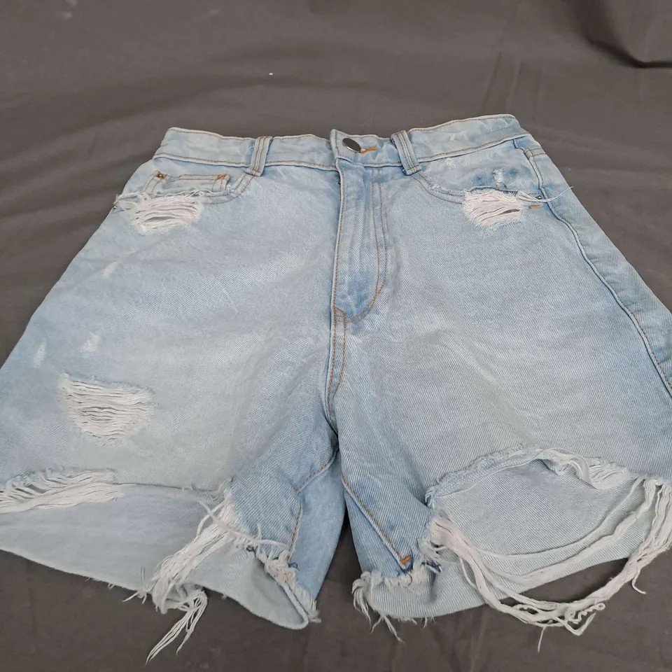 ZARA LIGHT DENIM SHORTS - EUR 34