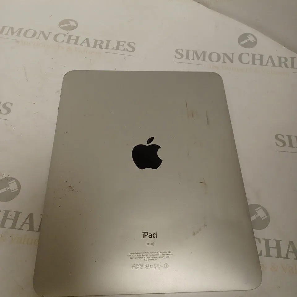 UNBOXED APPLE IPAD 16GB MODEL A1219 SILVER/BLACK