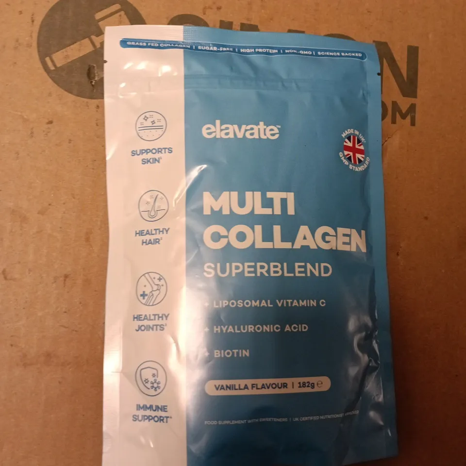 ELAVATE MULTI-COLLAGEN SUPERBLEND VANILLA FLAVOUR 182G