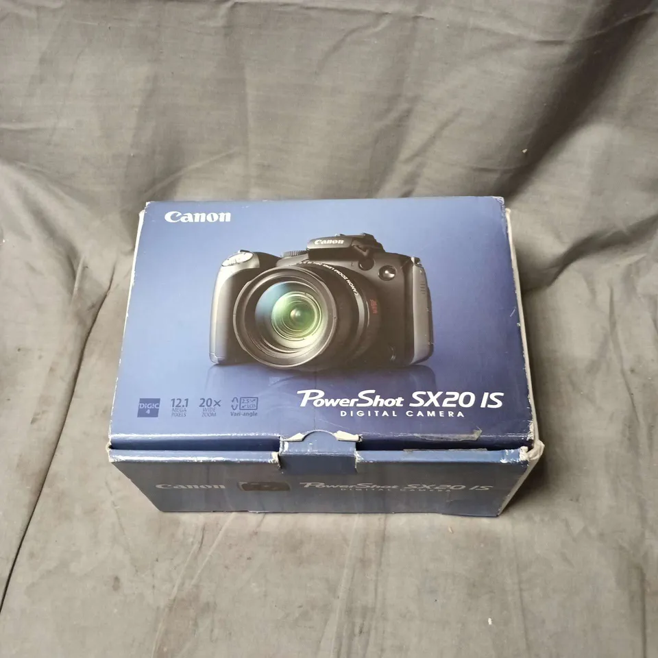 CANON POWERSHOT SX20 IS DIGITAL CAMERA – BOXED