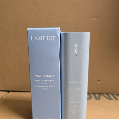 BOXED LANEIGE WATER BANK BLUE HYALURONIC SERUM 50 ML