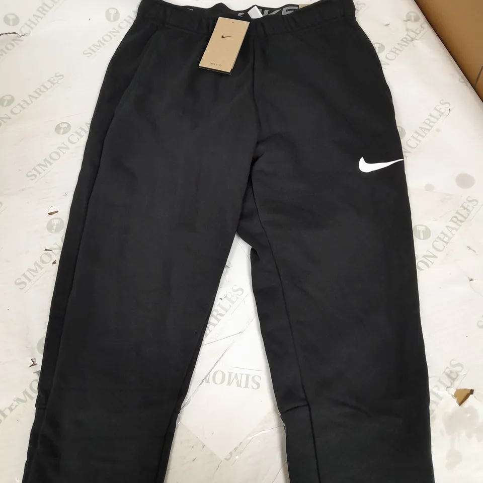 NIKE DRI-FIT TRACKSUIT PANTS IN BLACK - SMALL