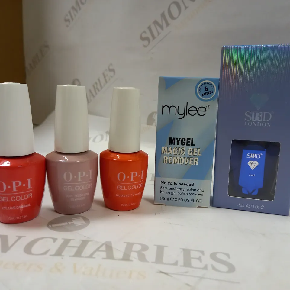PREMIUM BRAND GEL POLISH 5 ITEMS 