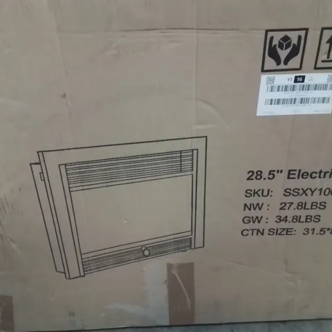 BOXED ELECTRIC FIREPLACE INSERT