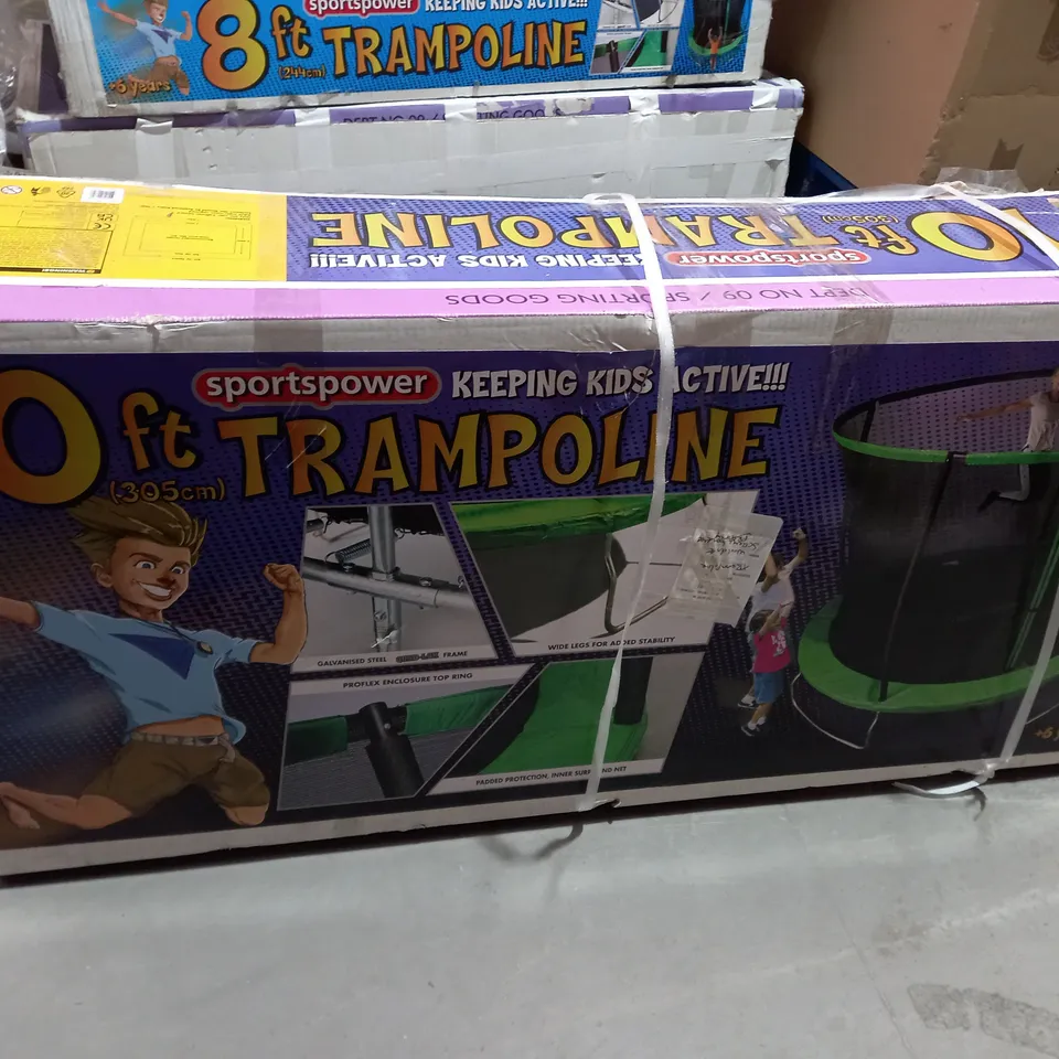 SPORTSPOWER 10FT TRAMPOLINE COLLECTION ONLY 