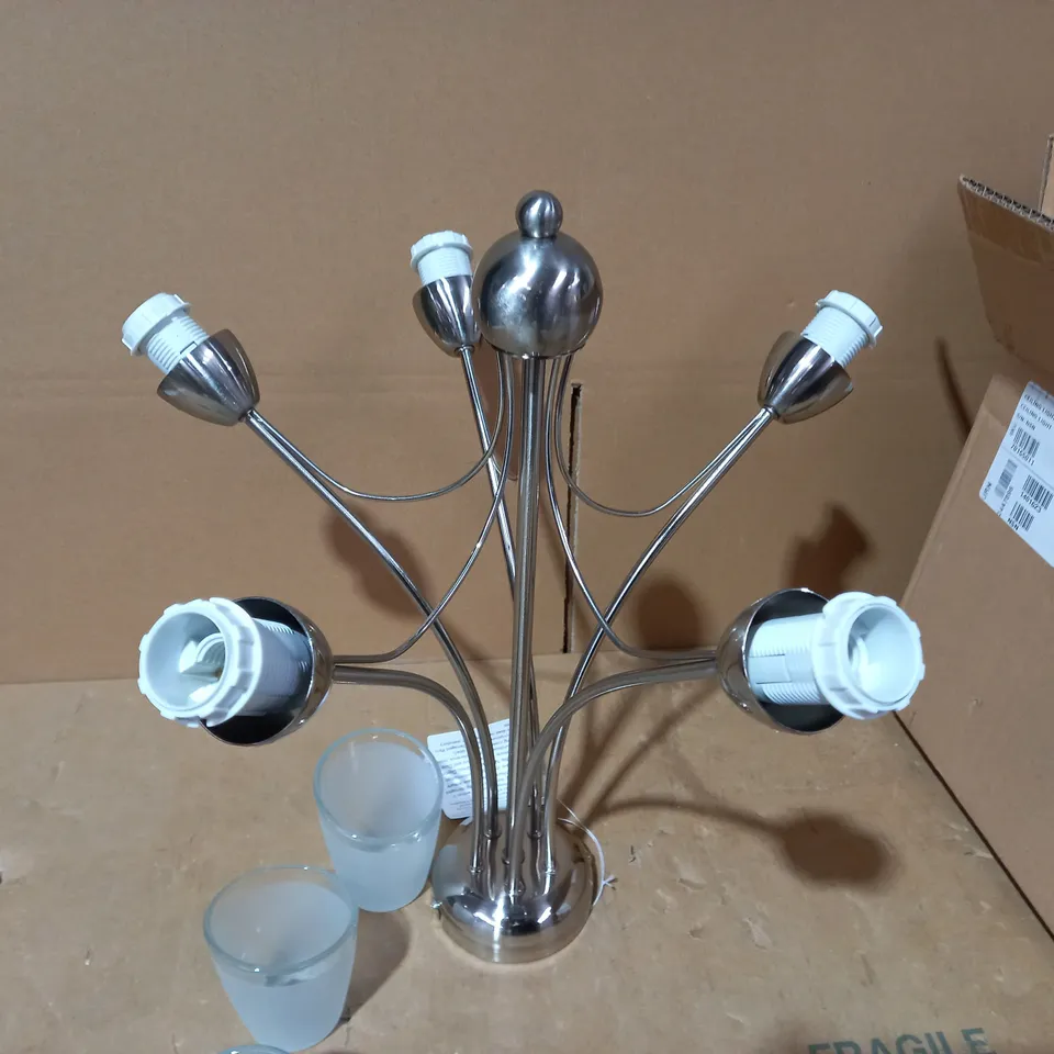 JOHN LEWIS MIZAR 5 LIGHT SEMI FLUSH CEILING LIGHT