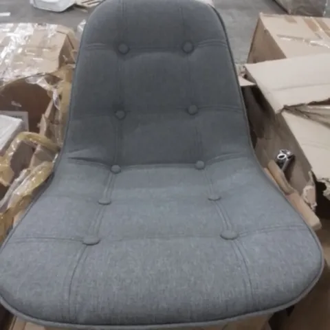GREY FABRIC SWIVEL CHAIR