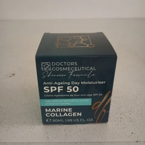 DOCTORS COSMECEUTICAL MARINE COLLAGEN ANTI-AGEING DAY MOISTURISER SPF 50 β 50ML