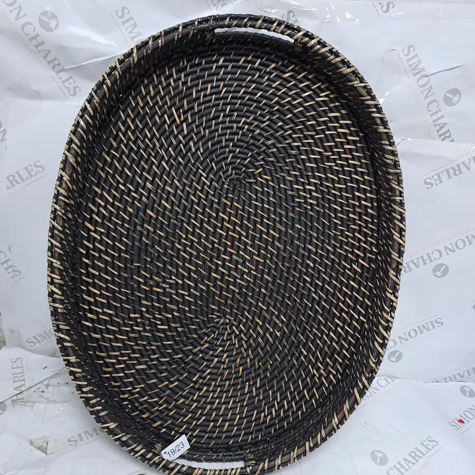 VERY HOME RATTAN OVAL TRAY RRP £25