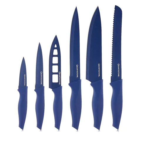 GRANITE STONE 6 PIECE NUTRIBLADE KNIVE SET