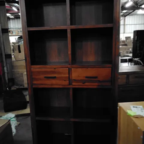 ORUADA BOOKCASE DARK BROWN