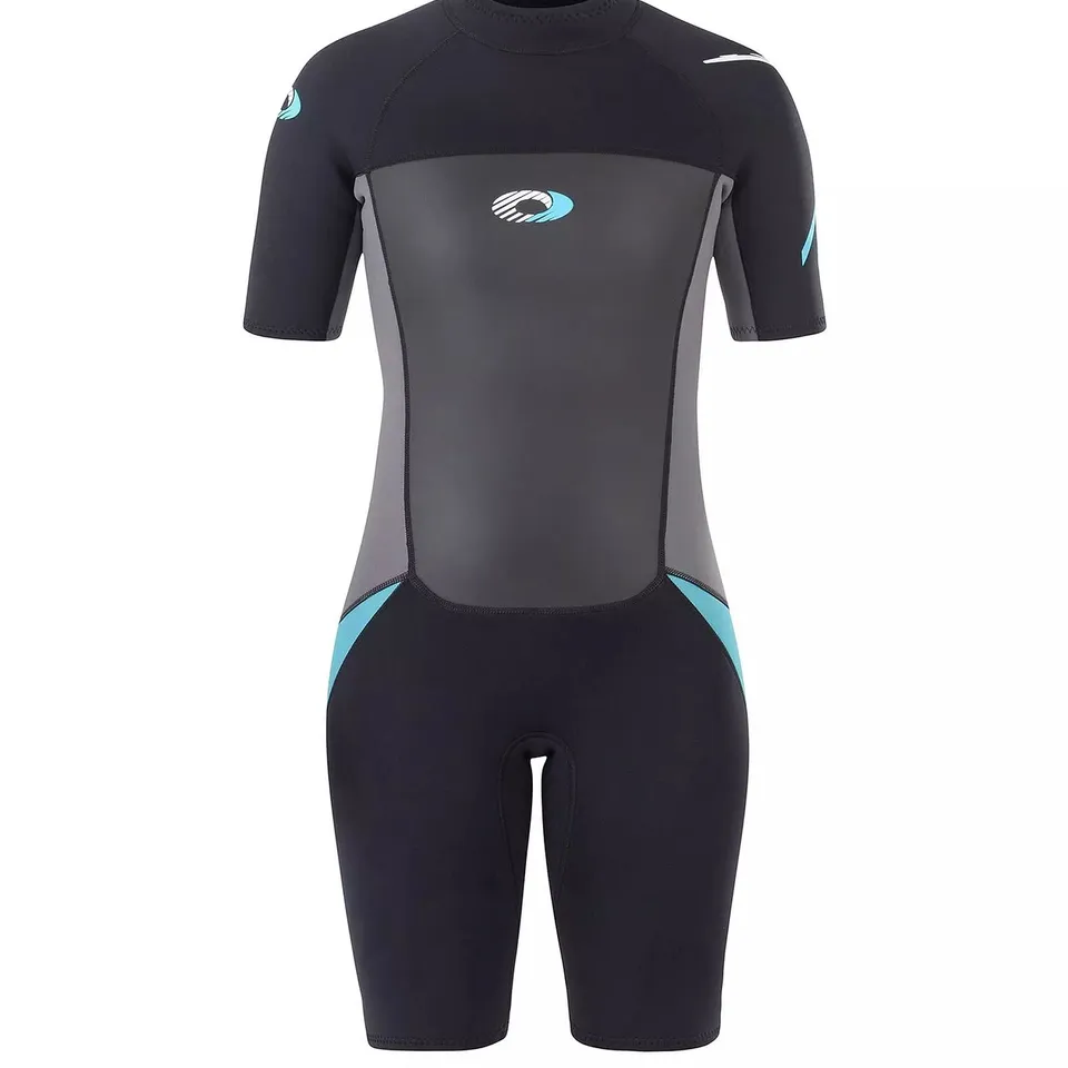 OSPREY ACTION SPORTS ORIGIN WOMENS SHORTY WETSUIT (BLACK/BLUE) - L RRP £44.99