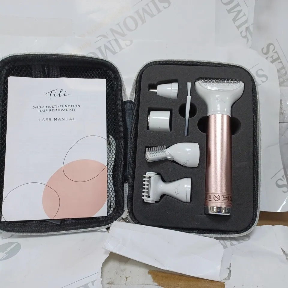 TILI 5 IN 1 MULTI FUNCTIONAL HAIR REMOVAL KIT 