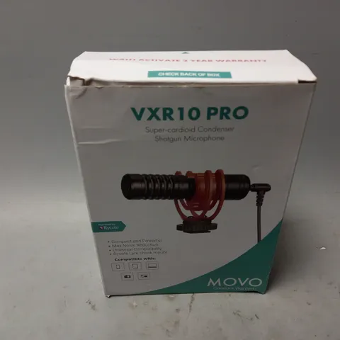 BOXED MOVO VXR10 PRO SHOTGUN MICROPHONE