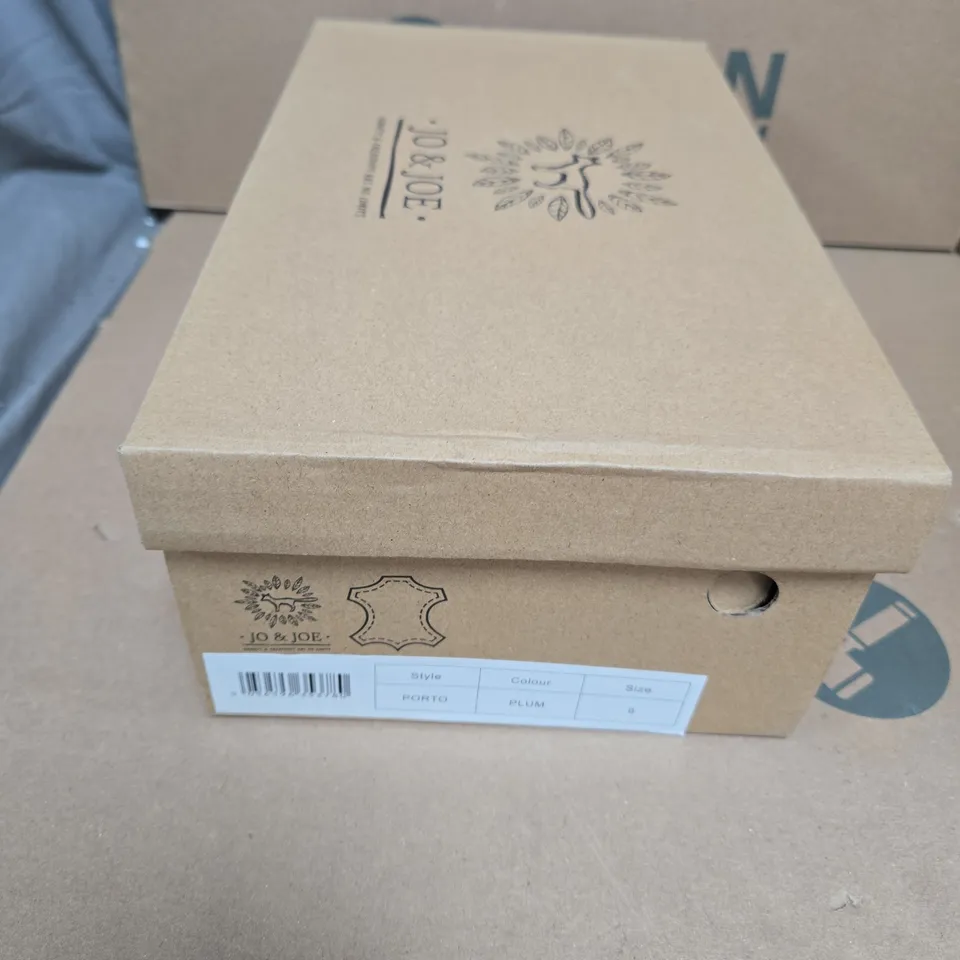 JO & JOE PORTO PLUM SHOES, UK SIZE 6