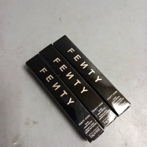 LOT OF 3 FENTY VELVET LIQUID LIPSTICK 5.5G