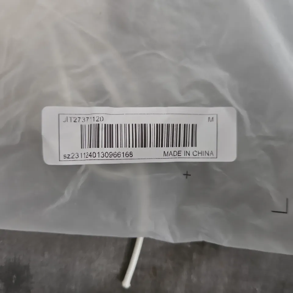 WOMEN'S WHITE LACE BLOUSE – SIZE M (VERIFY SIZE)