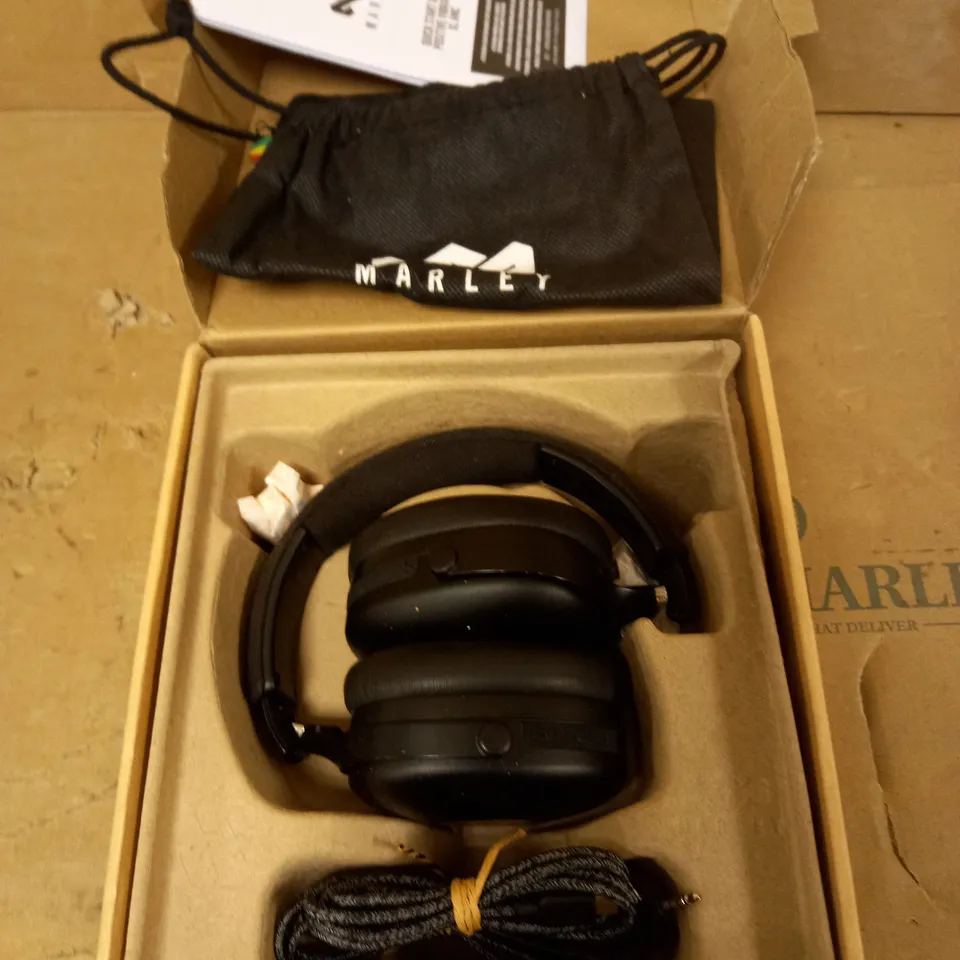 MARLEY EXODUS ANC BLUETOOTH HEADPHONES - BLACK