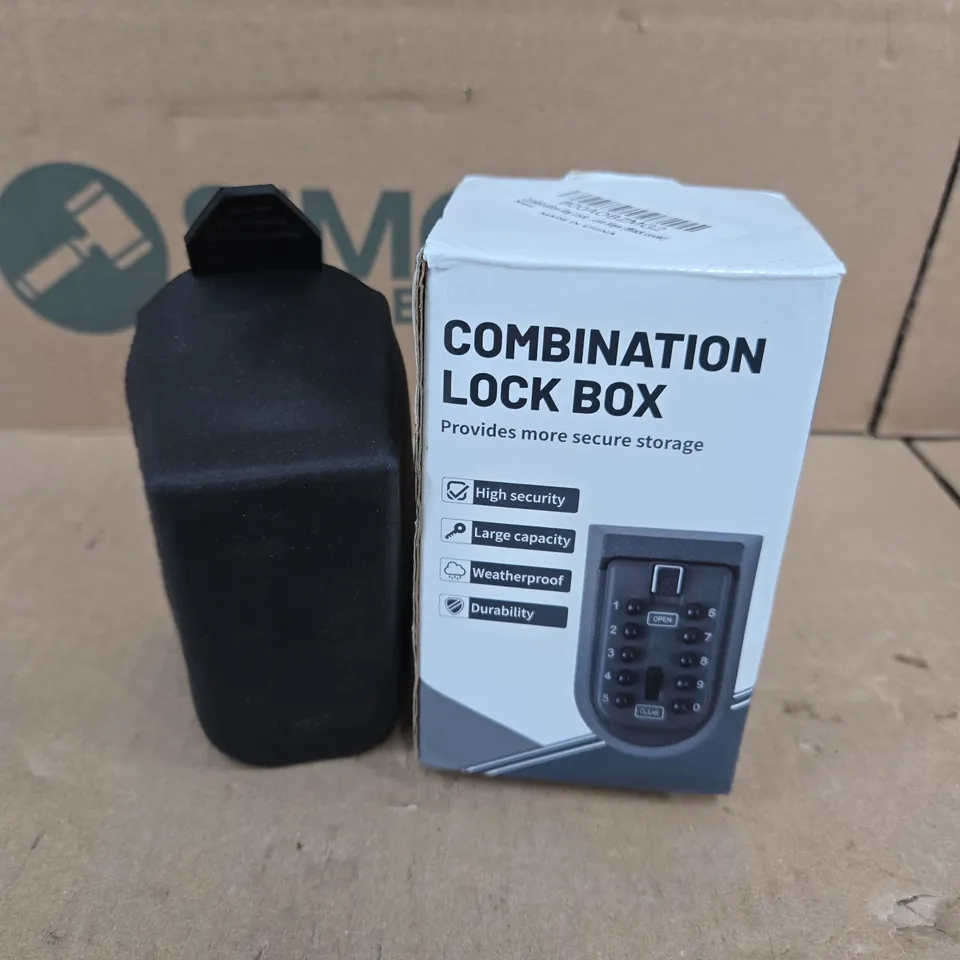 COMBINATION LOCK BOX WITH PROTECTIVE POUCH