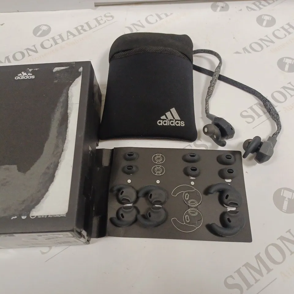 BOXED ADIDAS FWD-01 BLUETOOTH SPORT HEADPHONES - NIGHT GREY