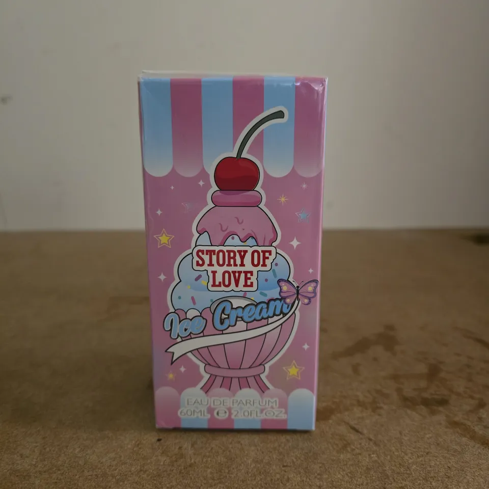 BOXED AND SEALED STORY OF ICE CREAM EAU DE PARFUM 60ML