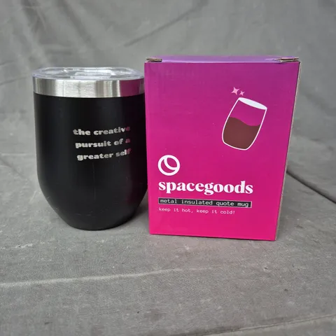 SPACEGOODS METAL INSULATED QUOTE MUG 