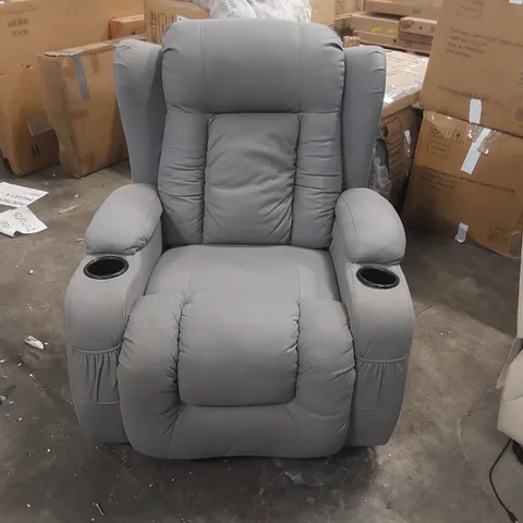 QUALITY DESIGNER ROCKING MANUAL RECLINER ARMCHAIR