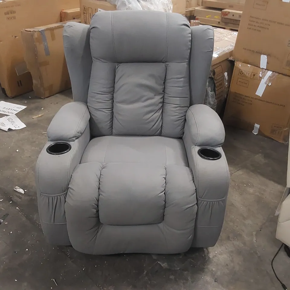 QUALITY DESIGNER ROCKING MANUAL RECLINER ARMCHAIR