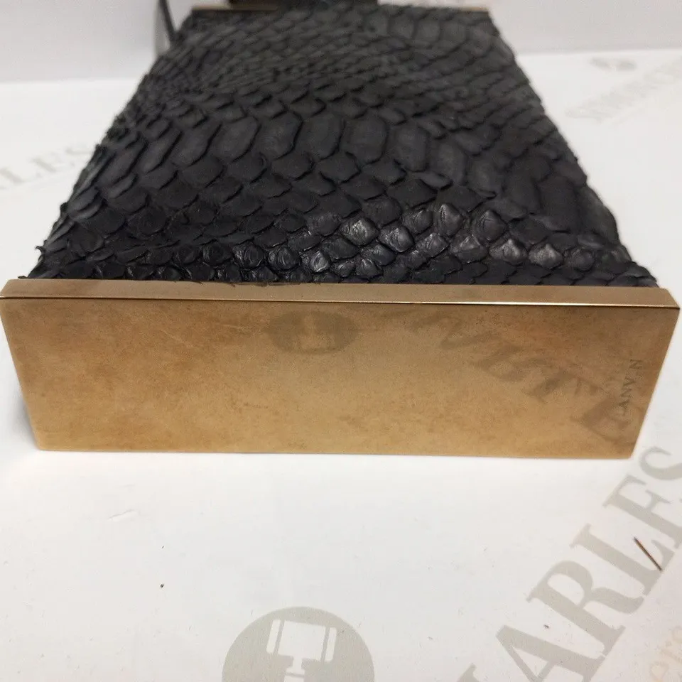LANVIN PARIS CLUTCH BAG IN PYTHON