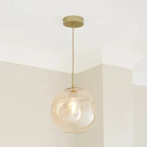 BOXED ALEXIS GLASS PENDANT LIGHT