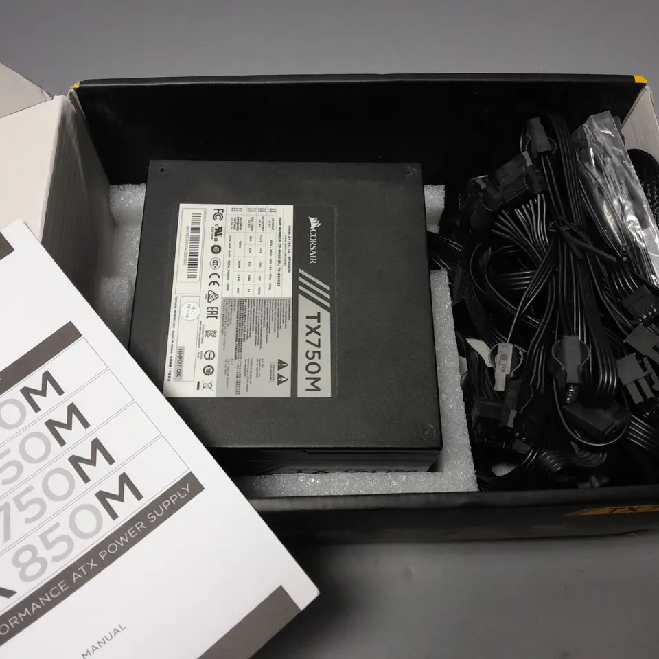 BOXED CORSAIR 750W TX750M ATX POWER SUPPLY