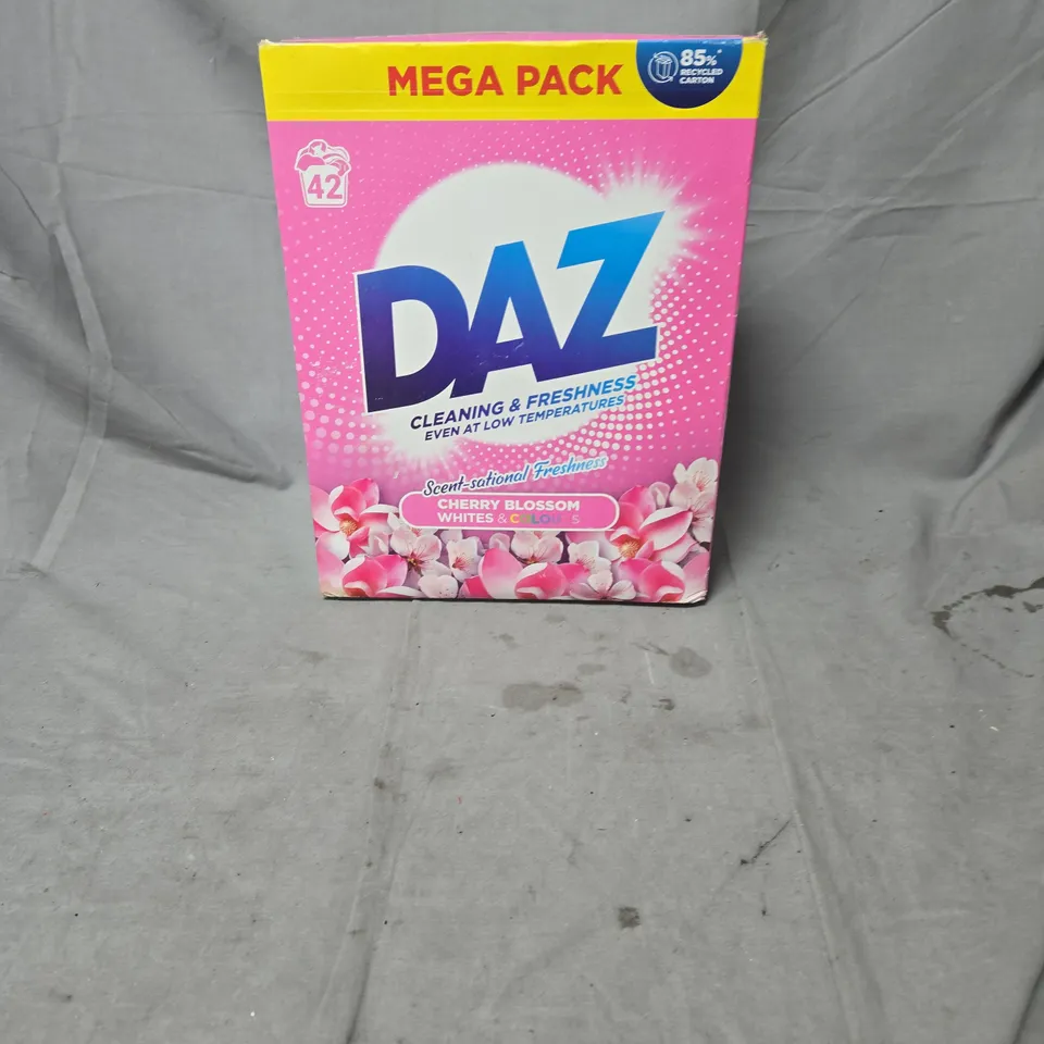 DAZ CLEANING & FRESHNESS MEGA PACK LAUNDRY DETERGENT – CHERRY BLOSSOM WHITES & COLOURS