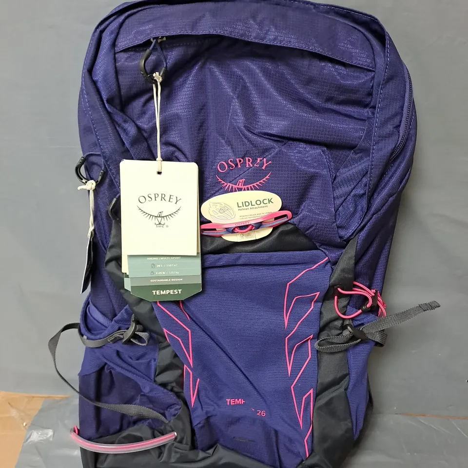OSPREY TEMPEST 26 BACKPACK IN PURPLE