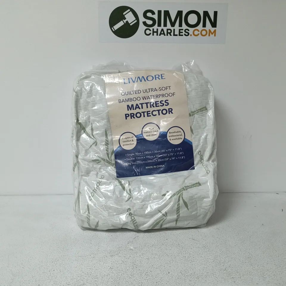 livmore quilted ultra soft bamboo waterproof king size