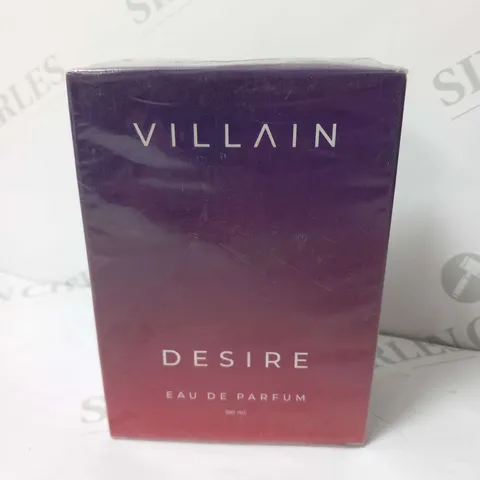 BOXED AND SEALED VILLAIN DESIRE EAU DE PARFUM 100ML